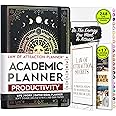 Academic Planner 2025-2026 - Weekly and Monthly Planner to Increase Productivity & Happiness | Daily Manifestation Journal | Goal, Gratitude Journal & Stickers | Dated from July 2025 - July 2026