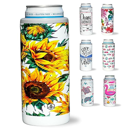 Beverage Cooler Skinny Beer Can Koozies Biddlebee Skinny Can