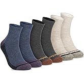 Timberland Men's Comfort Quarter Arch Support Padded Cushion Socks