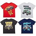 Monster Jam El Toro Loco Zombie Maximum Destruction 4 Pack Graphic T-Shirts Toddler to Big Kid