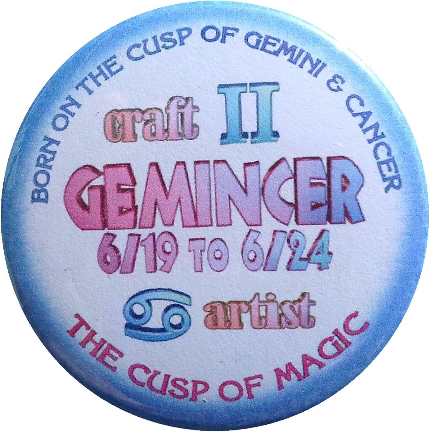 Amazon Com Valxart Gemincer Bundle Born Zodiac Cusp Gemini Cancer 6 19 To 6 24 Clothing