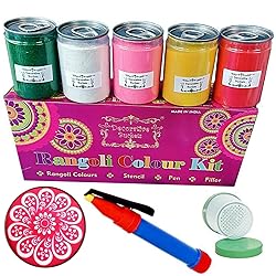 Decorative Buckets :RANGOLI | Rangoli COLORS KIT