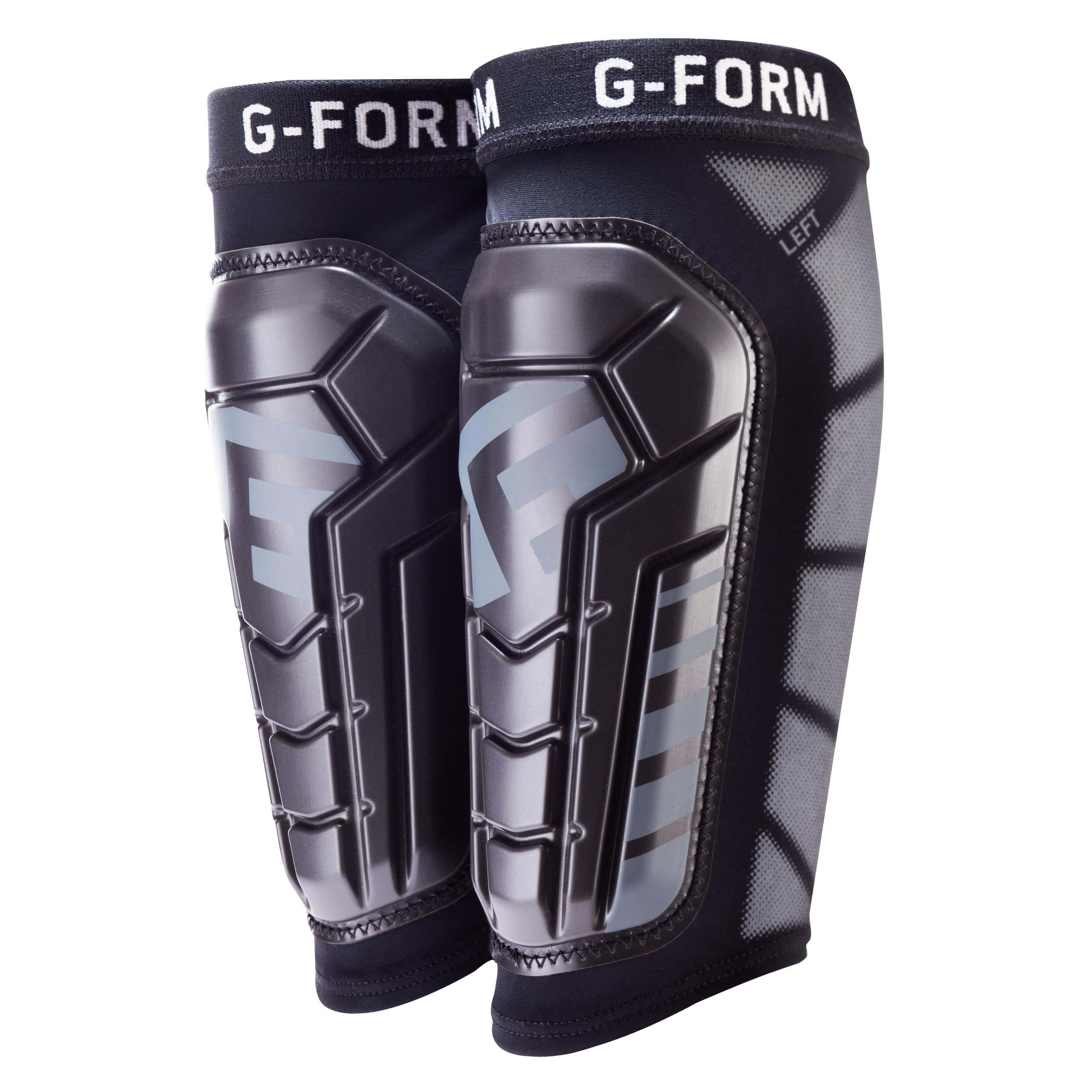 G-Form Pro-S Vento Football Shin Guard - Football Shin Guard Sleeves - Black, Youth Small/Medium