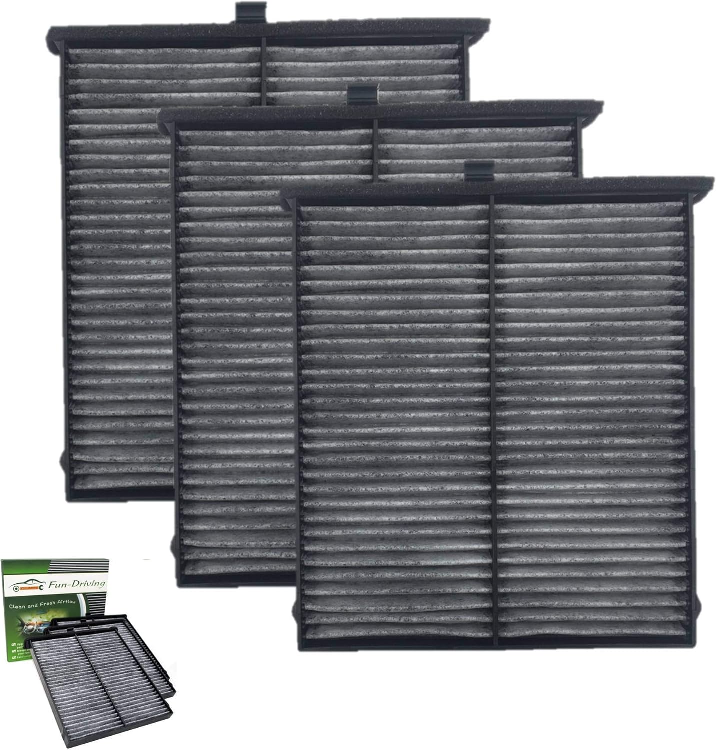 3 Pack Cabin air filter for Mazda CX5, 3, 6, Replacement for CF11811