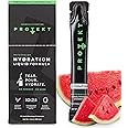 PROTEKT Electrolyte Packets for Recovery & Hydration | Organic & Sugar-Free Electrolytes Drinks | Works Faster Than Powder Drink | On-The-Go Liquid Hydration Drink | Watermelon, 10 Pack