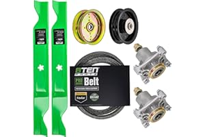 8TEN Blade Spindle Belt Idler Rebuild Kit for Husqvarna 46 Inch Deck RZ4621 RZ4623 532403107 532174358 532405380 196104