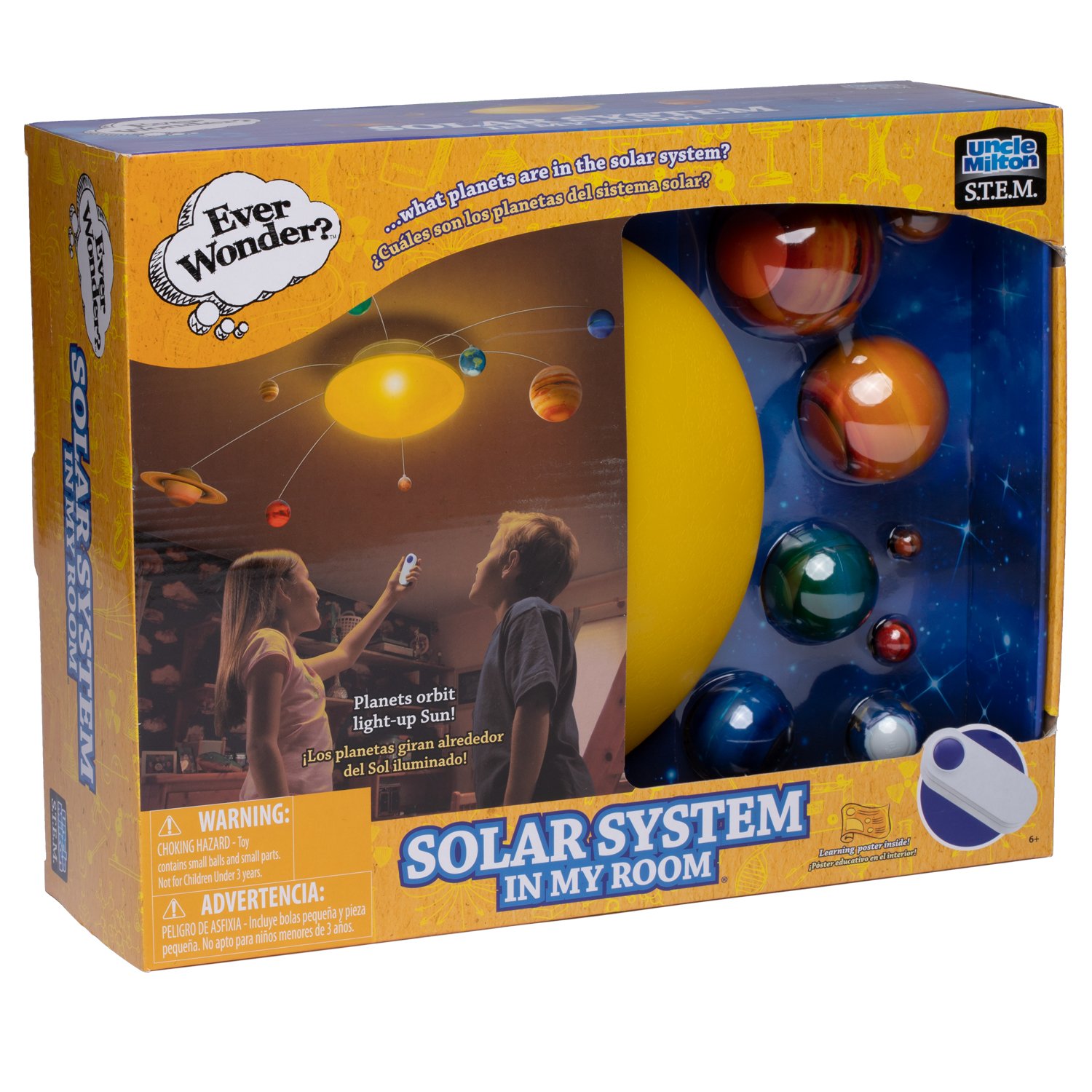 Uncle Milton Solar System In My Room Working Solar System Model Stem Learning