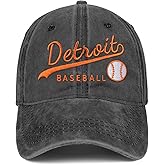 Cotton Baseball Hat Adjustable City Embroidered Unisex Cap for Men Women