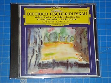 Dietrich Fischer Dieskau Rafael Kubelik Karl Bohm Mahler Songs Of A Wayfarer Songs On The Death Of Children Lieder Eines Fahrenden Gesellen Kindertotenlieder 4 Rickert Lieder Amazon Com Music Dietrich Fischer Dieskau Rafael Kubelik Karl Bohm Mahler Songs Of A Wayfarer Songs On The Death Of Children Lieder Eines Fahrenden Gesellen Kindertotenlieder 4 Rickert Lieder Amazon Com Music