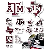 Texas A&M Stickers for Gift, Car, Water Bottle, Laptop, and Phone for TAMU Football Fans and University Graduates (Texas A&M Aggies)