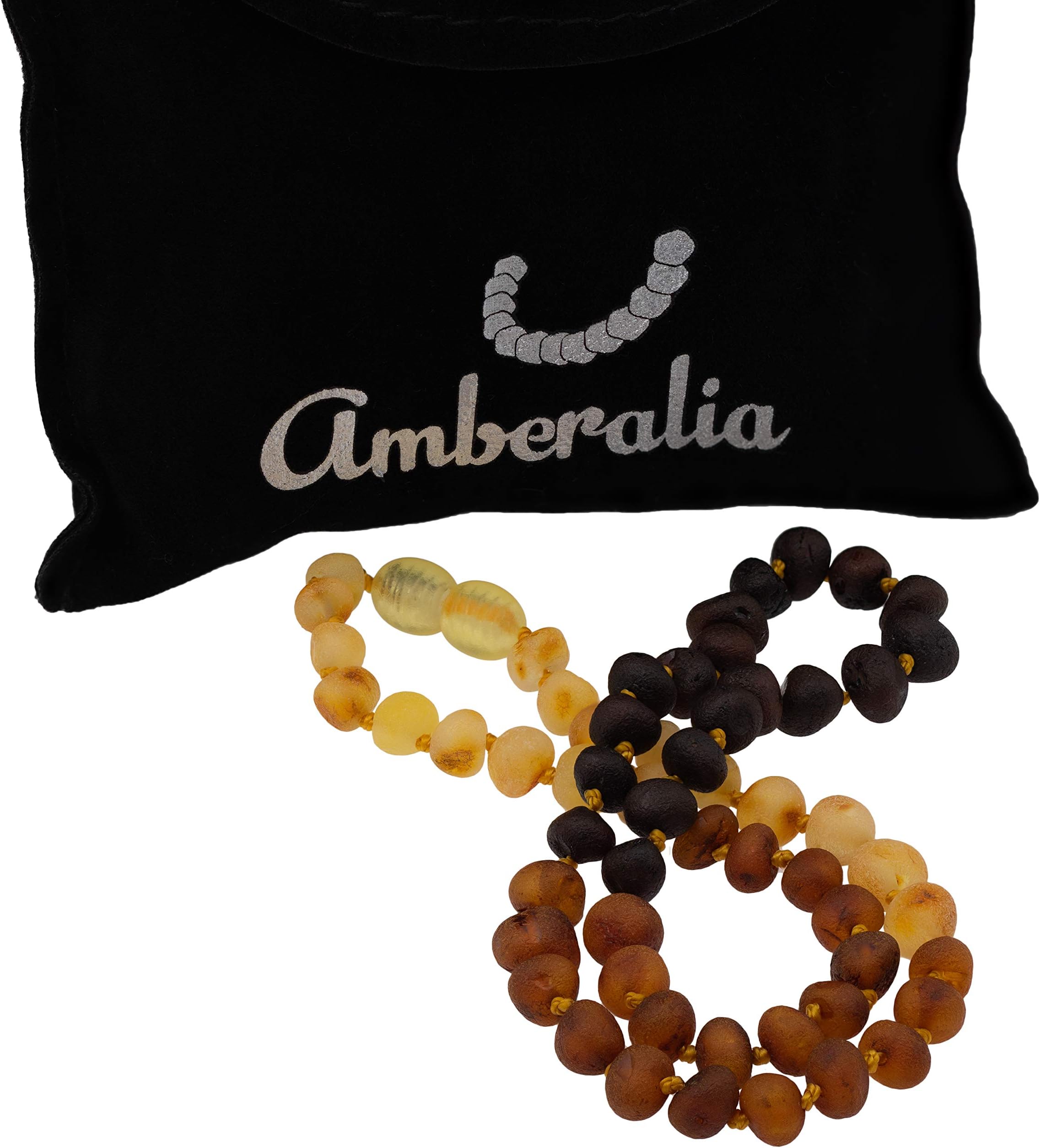 Baby Baltic Amber Teething Necklace, GIA certificated, Drooling and Teething Relief - Boost Immune System - Infants/Toddler