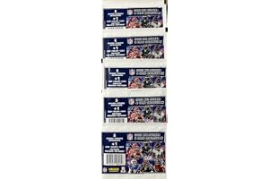 2025 Panini Football Sticker and Card Collection Gift Lot 5 Sealed Packs 25 Stickers and 5 Cards Total Possible Rookies and Stars Patrick Mahomes, Jaxson Dart, Shadeur Sanders Plus 2026