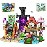 SSAWER 300 PCS Magnetic Blocks - Magnetic Building Blocks, Stacking Magnetic Blocks for Kids, Sensory Toy for STEM Montessori for Kids 3+ Boys and Girls Christmas Birthday Gifts