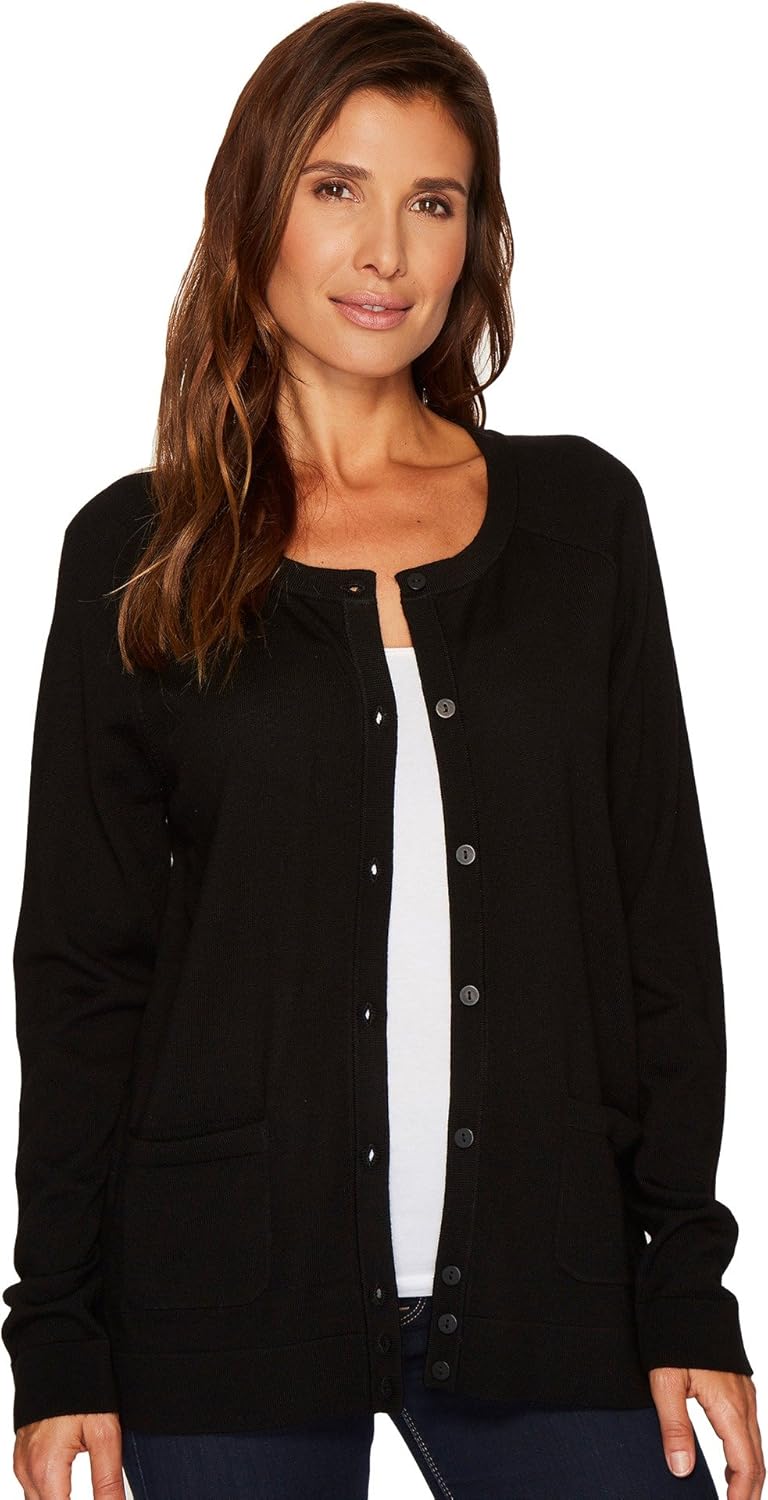 Pendleton Women's Merino Wool Cardigan Sweater, Black, XL Amazon.co.uk
