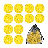 Sukeen Outdoor Pickleball Balls with Mesh Bag, 40