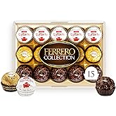 FERRERO COLLECTION Fine Assorted Chocolate and Coconut Confections; Gift Box; 15 Confections; 156 g