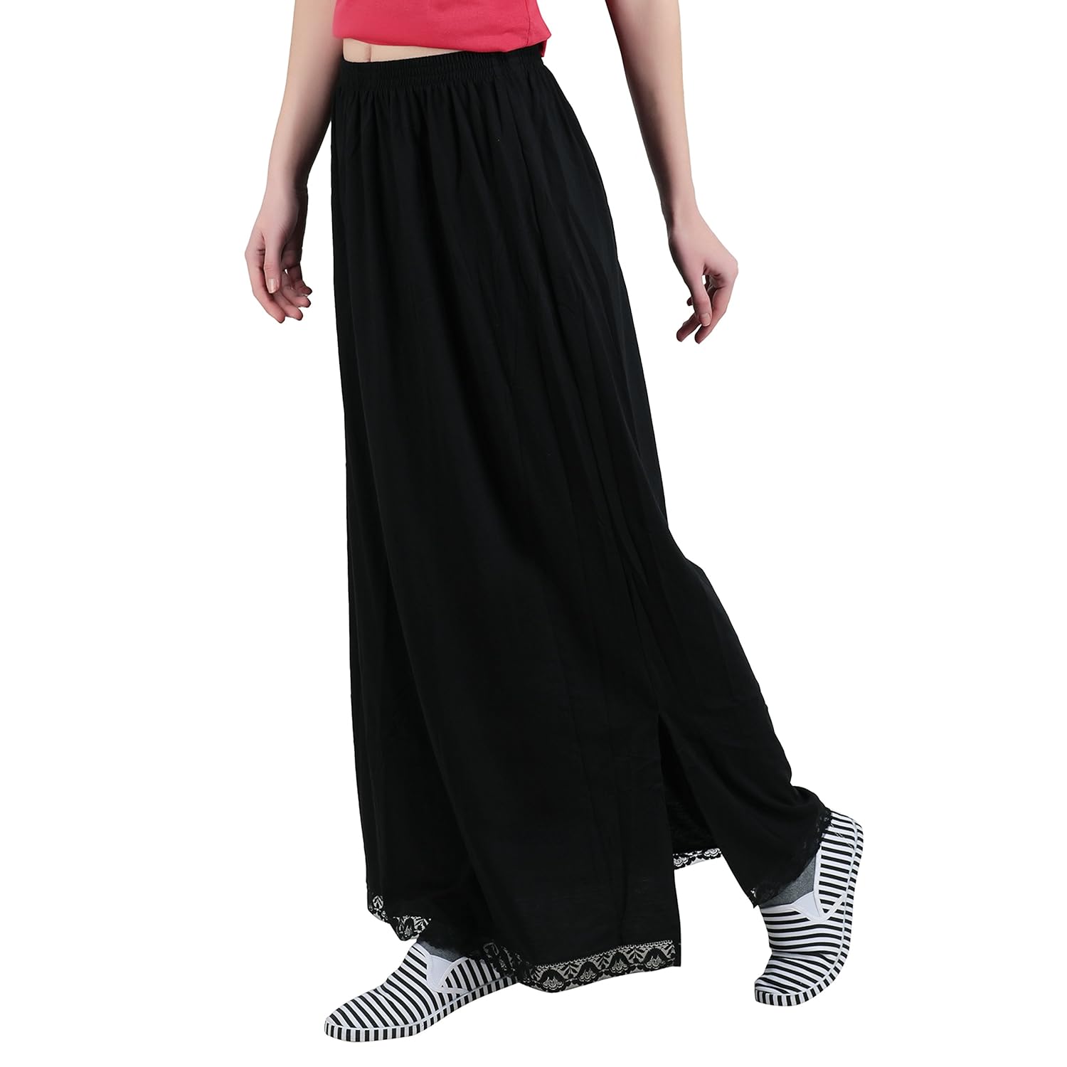 splash petticoat slip pink, black, white, skin