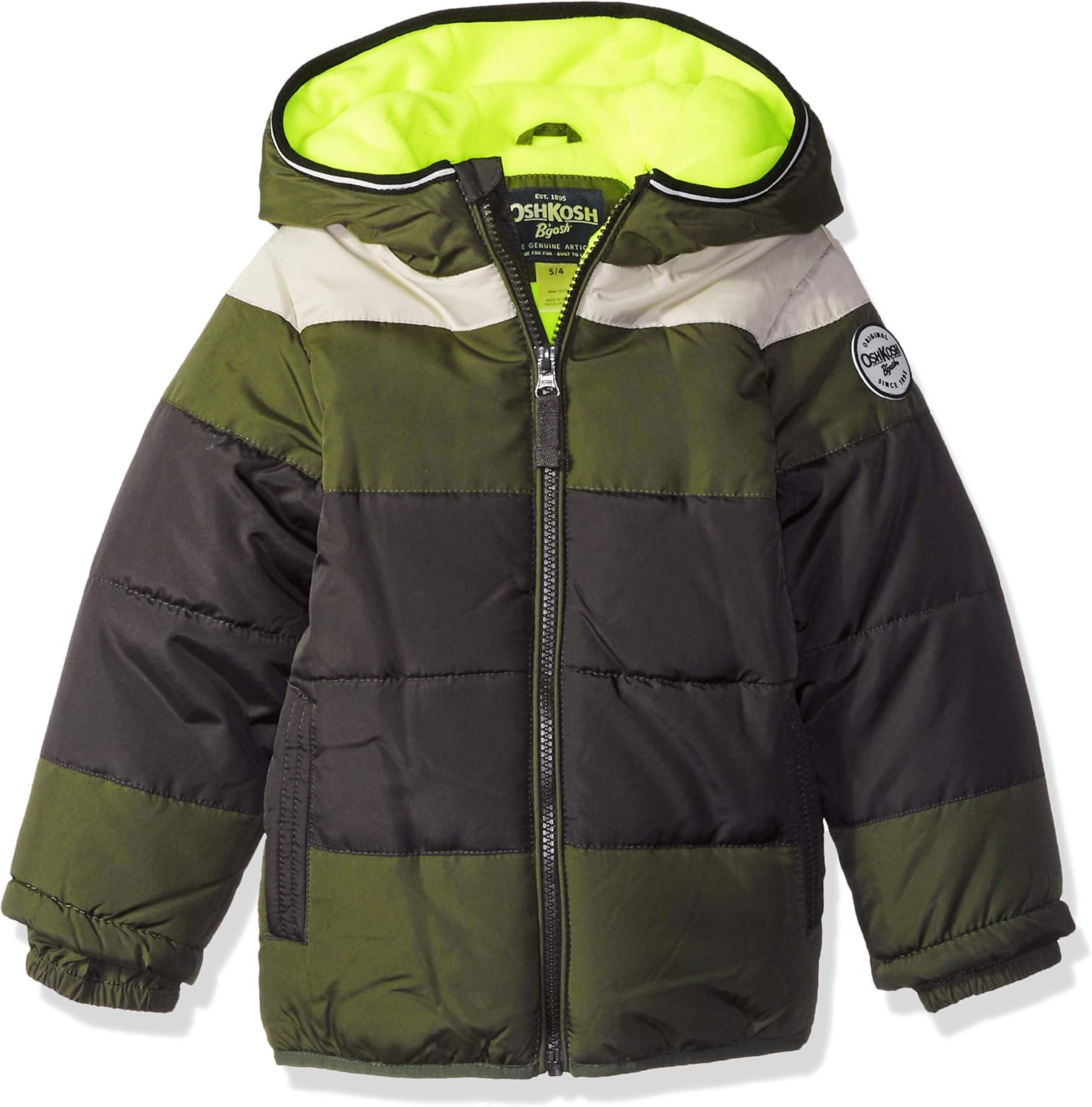 OshKosh BGosh Boys Heavyweight Colorblock Puffer Coat