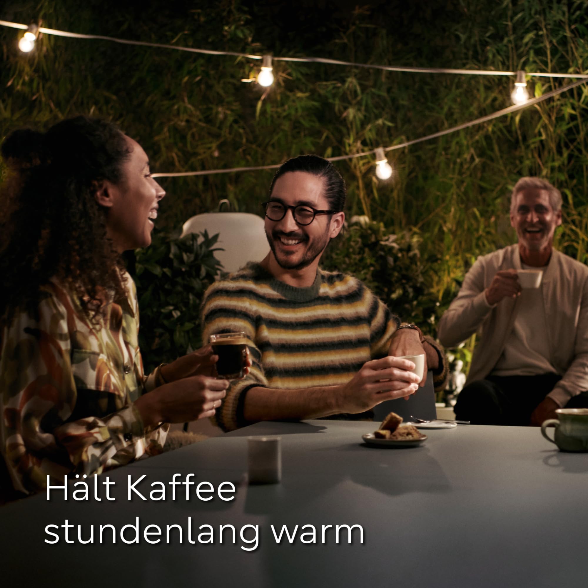 Siemens Thermo-Kaffeekanne TZ40001, direktes Brühen aus dem Kaffeevollautomaten, Warmhaltefunktion, Schiebedeckel, leicht zu reinigen, perfekt für EQ500, EQ700, EQ6 plus und EQ900, 1 L, Edelstahl 6