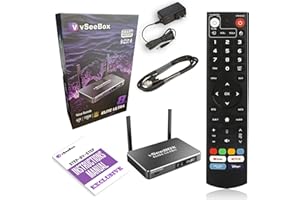 GENERIC v 2025 See Box Elite Ultra Version – Includes Remote, Power Adapter, Ethernet Cable & Setup Manual with Tools