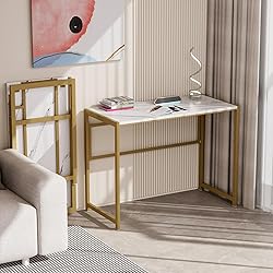 GreenForest Folding Desk for Small Spaces,35.4 in