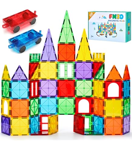 Amazon.com: Cra-Z-Art Magrific 3D Magnetic Tiles - Magnetic Toy