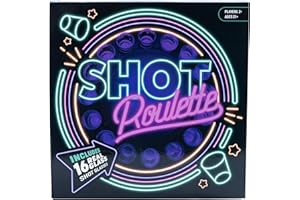 Endless Games Shot Roulette Hydration Game – Spin The Wheel Party Game for Adults | Includes Shot Glasses and Roulette Set | 2+ Players, Ages 21+