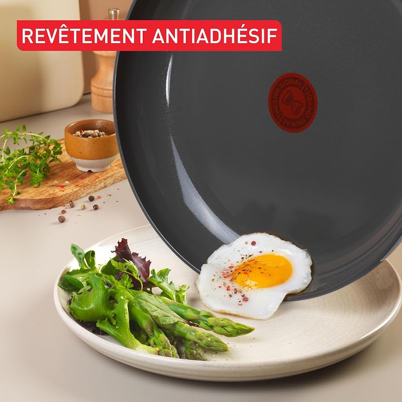 - Cera Color Batterie de cuisine Revêtement céramique - 7 pièces