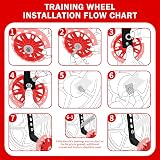 TenFans Stabilisers for Childs Bike Heavy Duty Rear Training Wheels 12-20 inch view 4