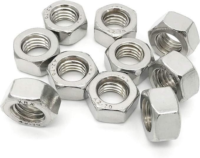 M12 Hex Nut, 304 Stainless Steel A270 Grade Hexagon Nuts