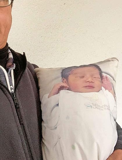 Amazon Co Jp Chappy Camcam メモリアル 赤ちゃん等身大クッション オーダーメイド片面プリント 出生時の重さに調整しない ホーム キッチン