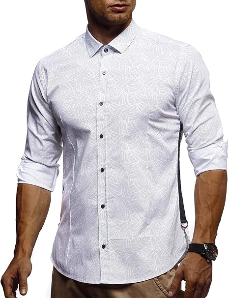 Leif Nelson Herren Weisses Hemd Slim Fit Langarm Schwarzes Manner Stretch Kurzarmhemd Freizeithemd Jungen Langarmshirt Langarmhemd Business Hochzeit Freizeit Kurzarm Ln3465 Weiss 3410 Medium Amazon De Bekleidung