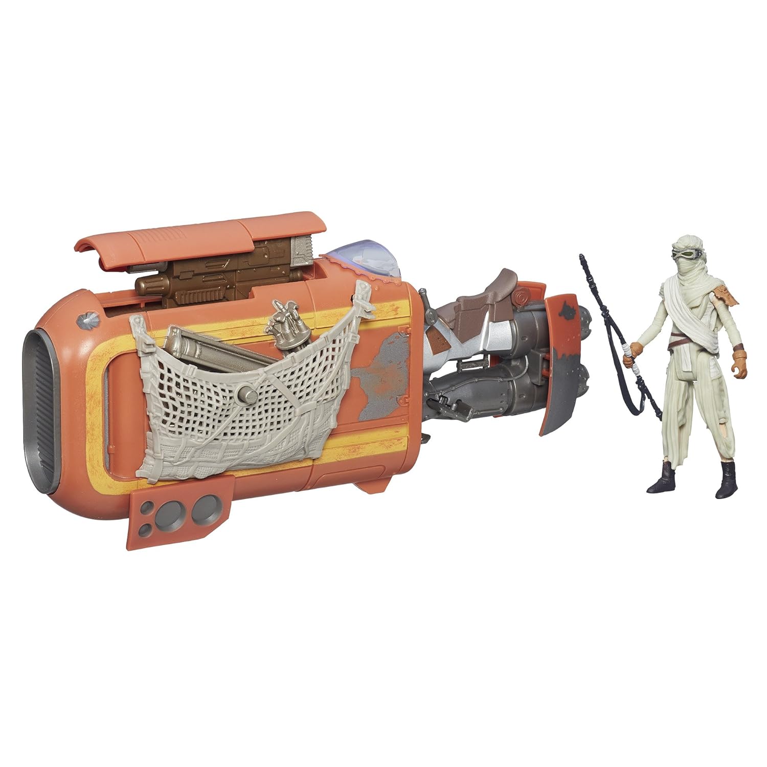 Star Wars The Force Awakens – 3.75-inch Vehicle Rey’s Speeder Bike (Jakku) Review