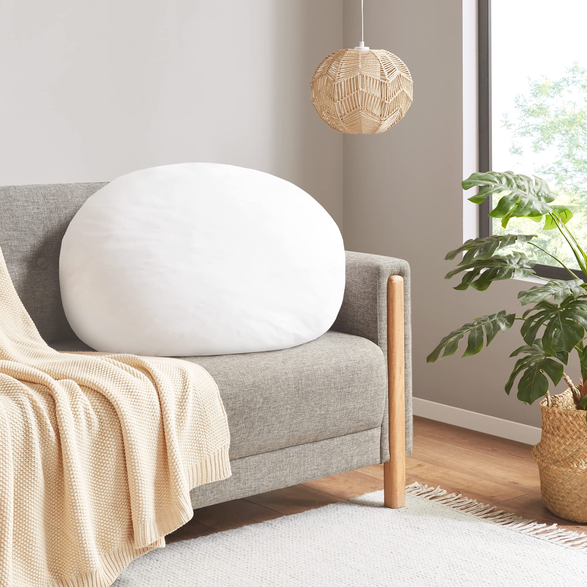 Codi Round Floor Pillow Insert, Large Thick Meditation Cushion, 32 Inch Circular Seating Cushions, Memory Foam Added, Advanced - Image 8