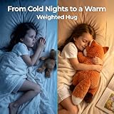 Mewaii Weighted Teddy Fox Plush Heated 2.3kg Cloud-Soft Texture view 4