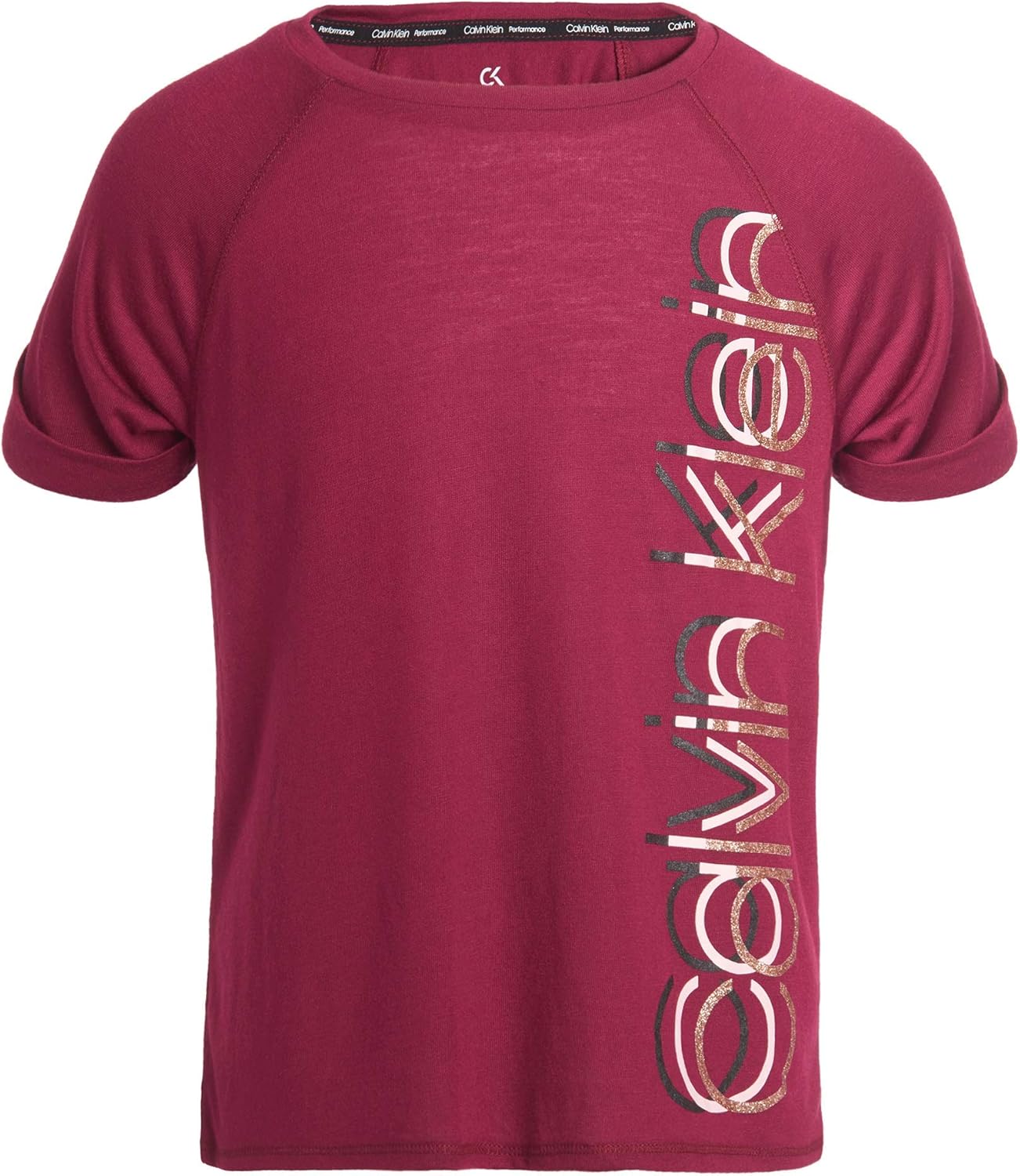 calvin klein red t shirt