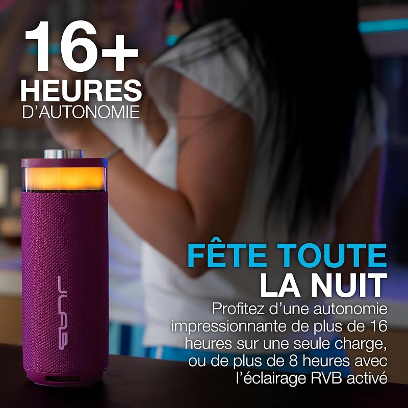 Go Party Enceinte Bluetooth Portable - +16H, Mûre