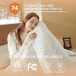 Bedsure Electric Blanket King Size - Dual Control
