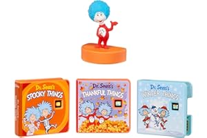Little Tikes Story Dream Machine Dr. Seuss Thing 1 Collection, Storytime, Books, Audio Play Character, Gift and Toy for Toddlers and Kids Girls Boys Ages 3+ Years