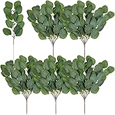 WILLBOND 30 Pieces Eucalyptus Stems Artificial Leaf Stem Faux Long Eucalyptus Artificial Greenery Leaves for Wedding, Office, Holiday, Home, Garden, Greens Decor