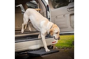 Otto Step Pet Ramp Step Helps Dogs Get in & Out of Car Van SUV | Portable Lightweight Dog Ramp | Simply Slide into 2 inch Trailer Hitch Receiver | No Tools Needed | Essential Pet Gear | Made in USA