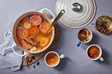 Le Creuset Signature Enamelled Cast Iron Round Casserole 28 cm Meringue view 4