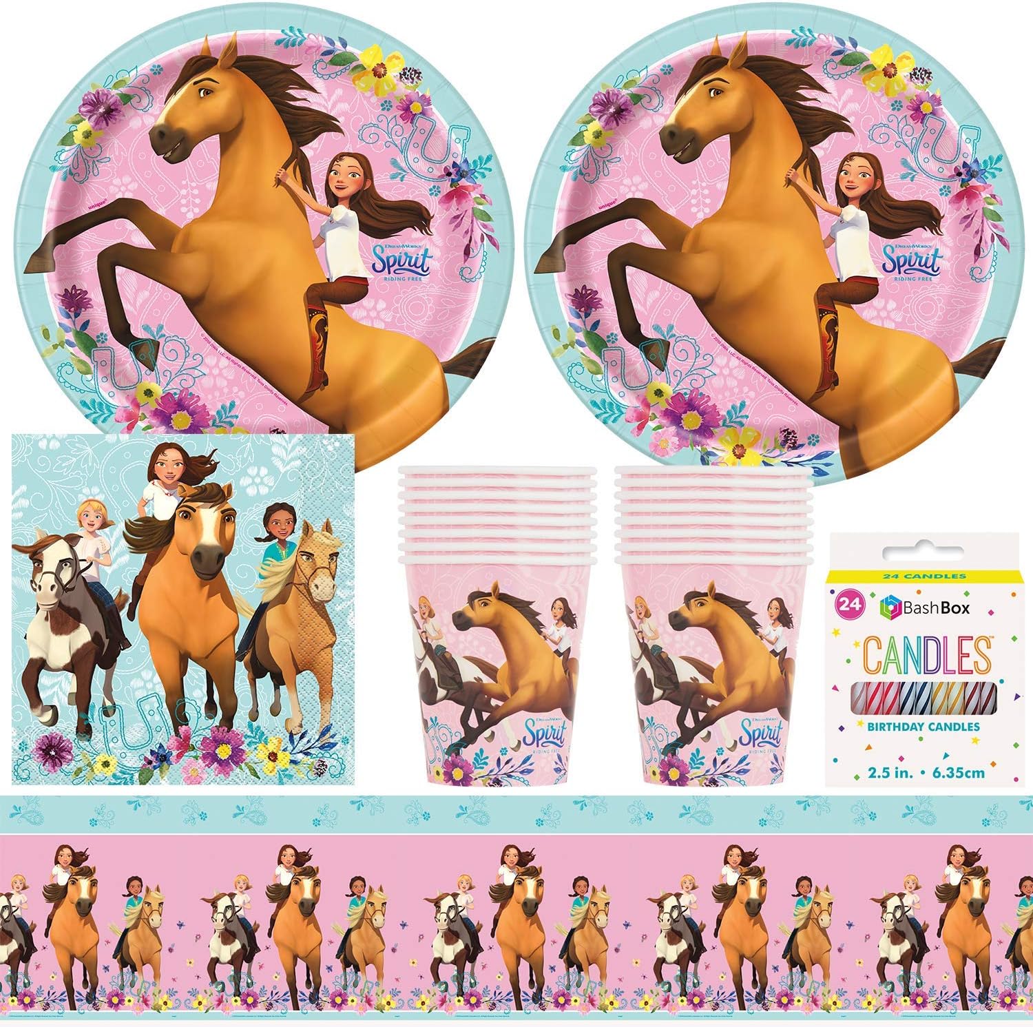 Spirit Riding Free Cake Candle Birthday Party Supplies Decorations Lucky Home Garden Party Supplies