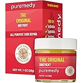 Puremedy Original Healing Ointment All Natural First Aid Salve for Wounds, Burns, Cuts, Bug Bites, Bed Sores, Itching, Swelling - Safe for Adults & Kids, FSA - 1 oz