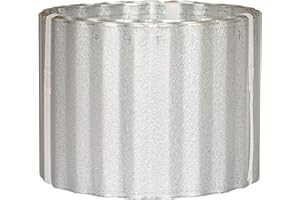 CEILINGCONNEX Corrugated Garden Edging (6" Tall Galvalume) - Sturdy Silver Landscape Edging for Borders & Flower Beds