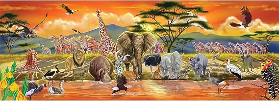 melissa and doug african plains puzzle