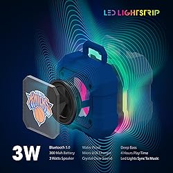 SOAR NBA Shockbox LED Wireless Bluetooth Speaker