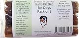 Britten & James 3 Thick Bulls Pizzles 12cm Dog Chew Natural Dental Stick