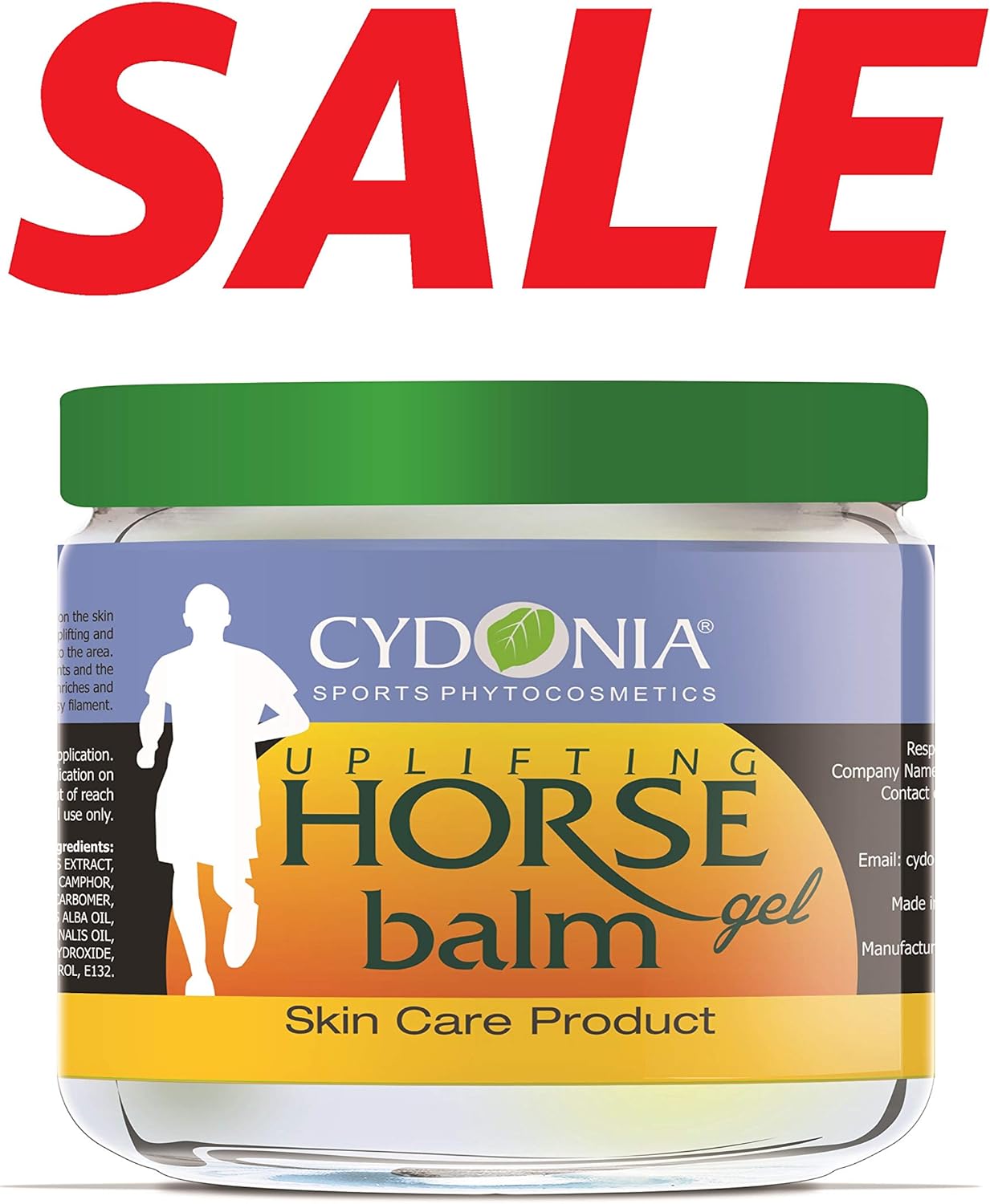 Sale Price Uplifting Horse Balm (500ml) Organic Product Heat Effect for Sports Injuries