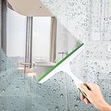 wokery 2Pcs Squeegee Multi-Purpose Shower Glass Rubber Wipers 22x27cm Blue/Green view 5